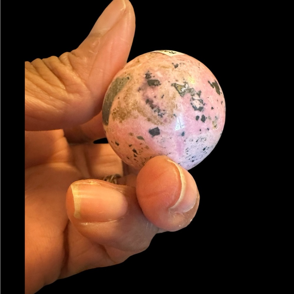 Peruvian Rhodonite Sphere - Picture 5 of 6
